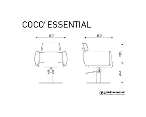 Кресло парикмахерское COCO ESSENTIAL