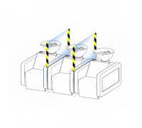 Защитный экран для парикмахерских моек Light